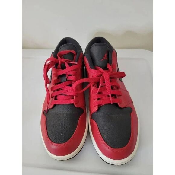 Jordan 1 Retro LowGym Red Black White 10.5 - Picture 1 of 15